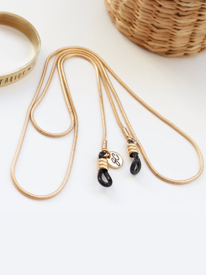 Snake zilver | Brillenkoord
