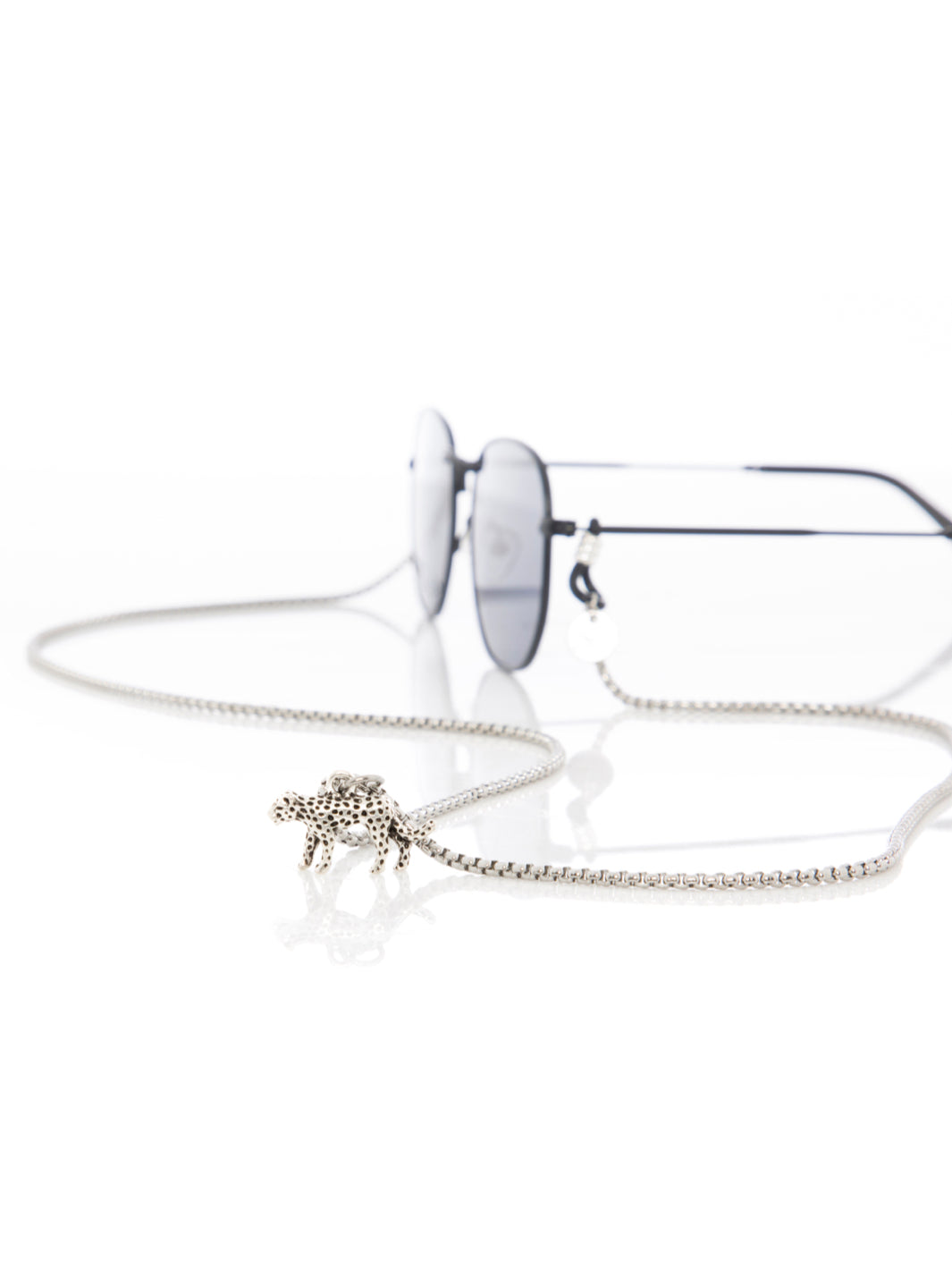 Jaguar zilver | Brillenkoord