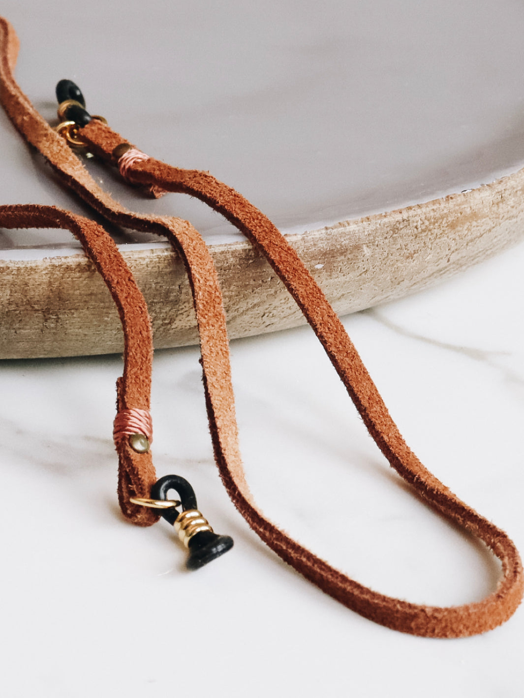 Minimalistic bruin | Brillenkoord Unisex