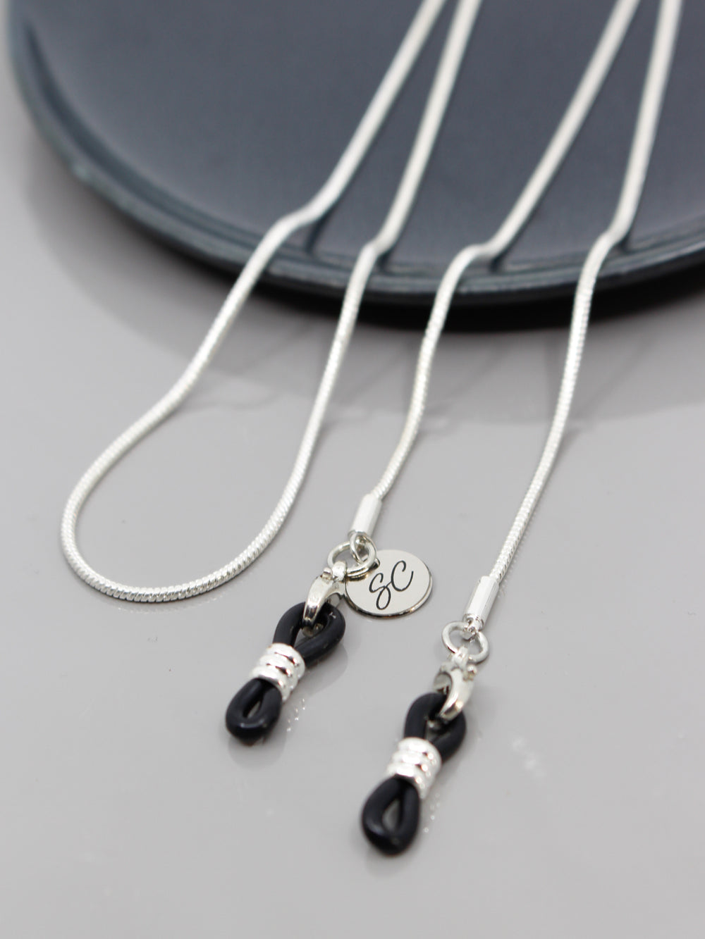 Snake zilver | Brillenkoord